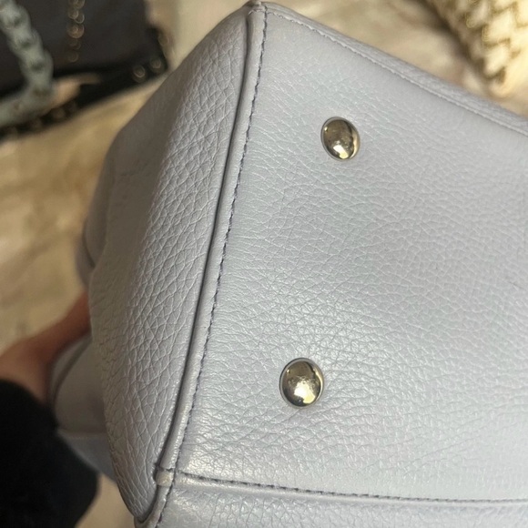 Coach Light Blue Penelope Pebbled Leather Purse - Picture 3 of 6